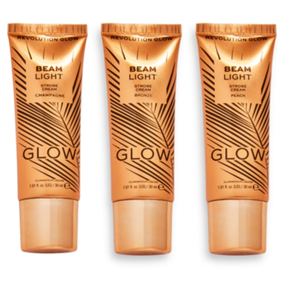 Makeup Revolution Glow Beam Light Strobe Cream - Peach